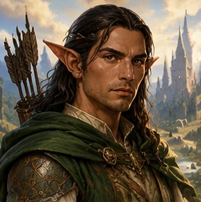 Portrait of a Half-Elf
