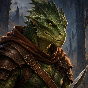 Portrait of a Kapak Draconian