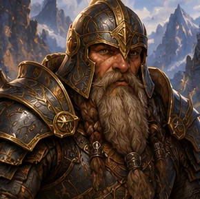 Portrait of a Mountain Dwarf