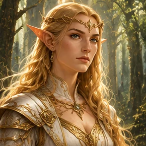 Portrait of a Qualinesti Elf
